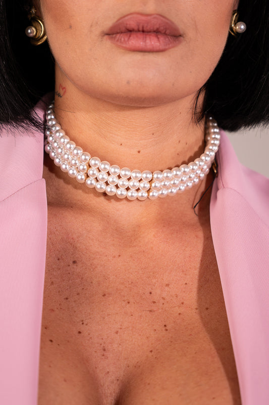 Collana e orecchini Coral